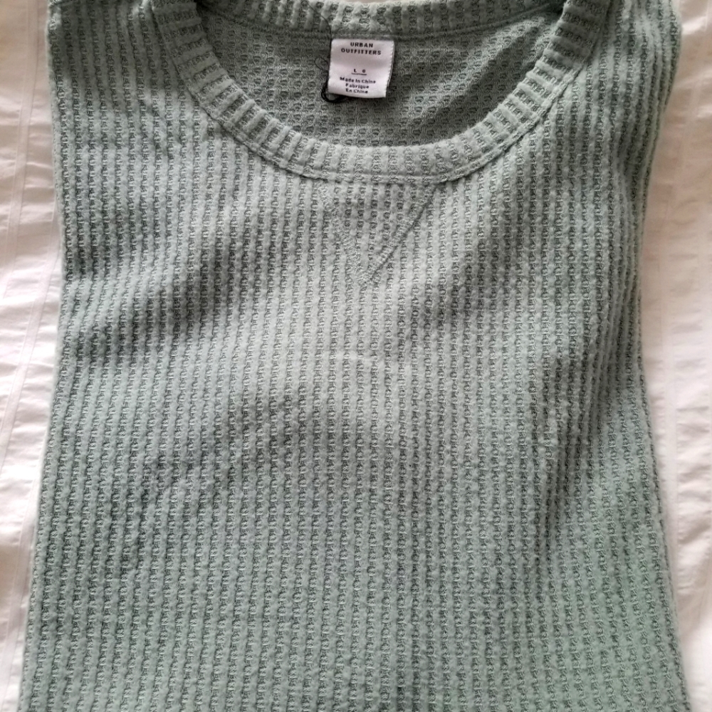 Urban Outfitters Thermal Long Sleeve Shirt - Men's - Large